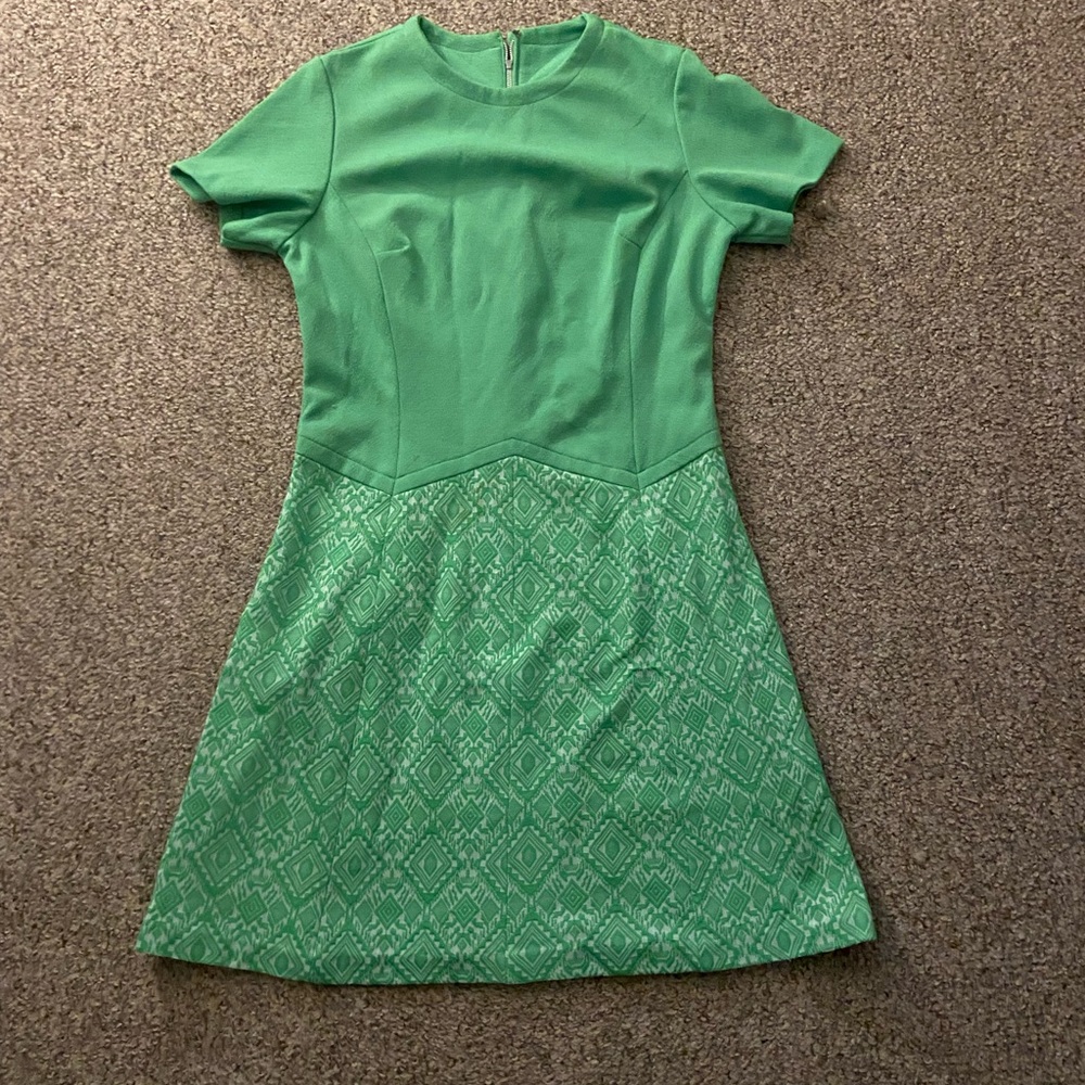 Green vintage dress